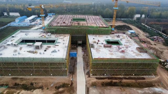 扶風(fēng)縣博物館設(shè)計(jì)建筑面積7542平方米，主體結(jié)構(gòu)進(jìn)入封頂